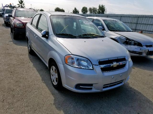 KL1TD5DE3BB137713 - 2011 CHEVROLET AVEO LS SILVER photo 1