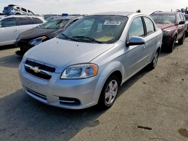 KL1TD5DE3BB137713 - 2011 CHEVROLET AVEO LS SILVER photo 2