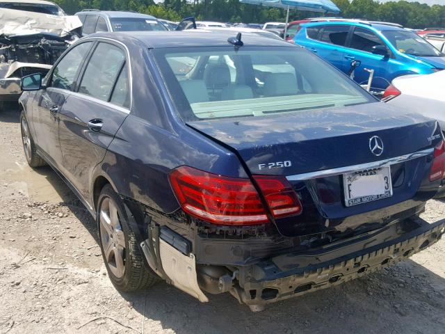 WDDHF0EB7FB125527 - 2015 MERCEDES-BENZ E 250 BLUE BLUE photo 3