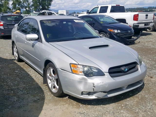 4S3BL676254203713 - 2005 SUBARU LEGACY GT SILVER photo 1