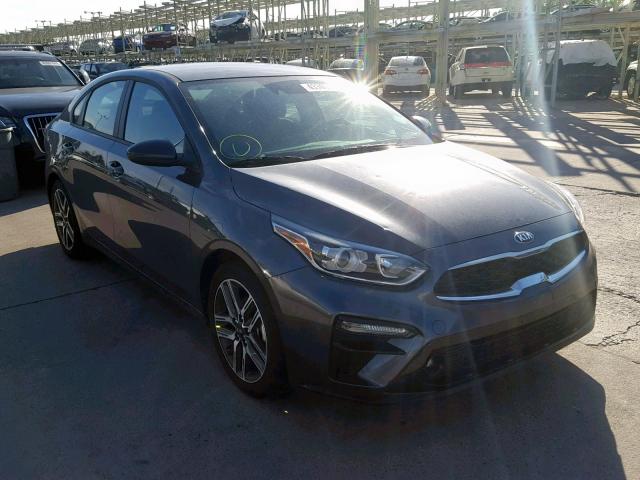 3KPF34ADXKE067788 - 2019 KIA FORTE GT L GRAY photo 1