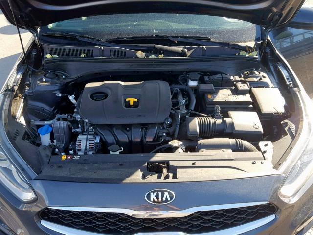 3KPF34ADXKE067788 - 2019 KIA FORTE GT L GRAY photo 7