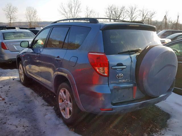 JTMZD32V175073249 - 2007 TOYOTA RAV4 SPORT BLUE photo 3