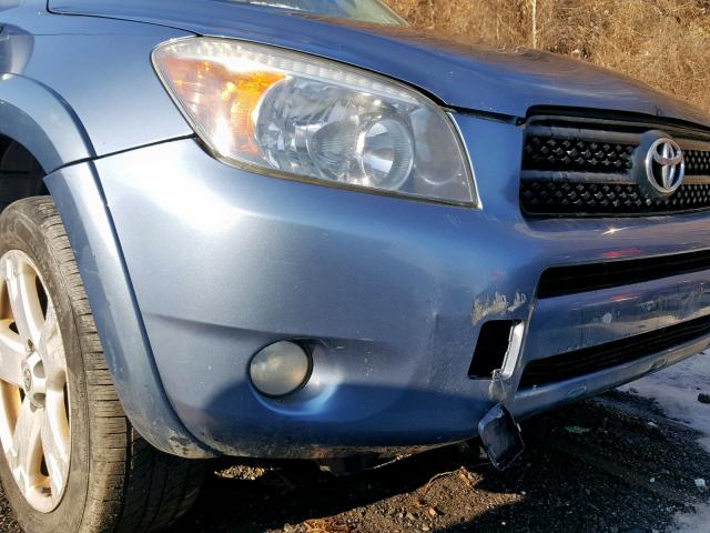 JTMZD32V175073249 - 2007 TOYOTA RAV4 SPORT BLUE photo 9