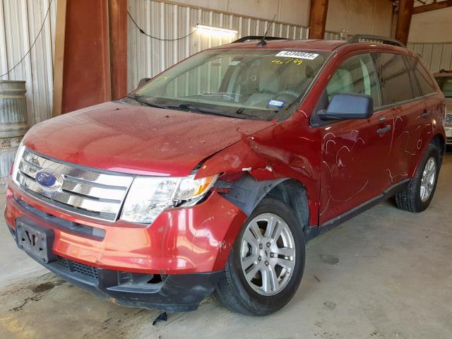 2FMDK36C77BA78794 - 2007 FORD EDGE SE RED photo 2