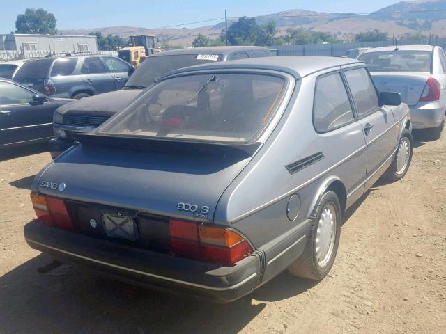 YS3AK35E8N2010607 - 1992 SAAB 900 BASE GRAY photo 4