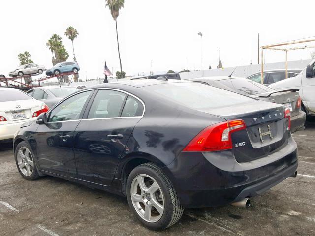 YV1622FS2C2128347 - 2012 VOLVO S60 T5 BLACK photo 3