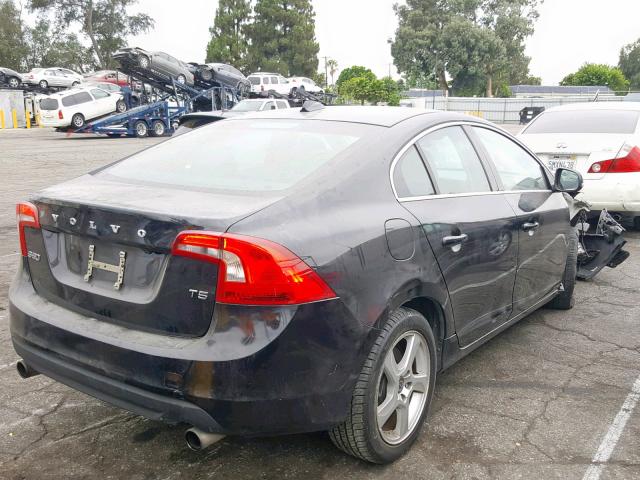 YV1622FS2C2128347 - 2012 VOLVO S60 T5 BLACK photo 4