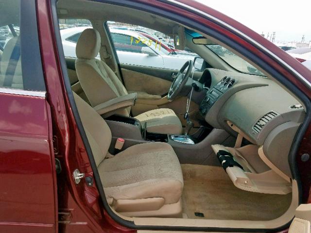 1N4AL2AP0CN446231 - 2012 NISSAN ALTIMA BAS BURGUNDY photo 5