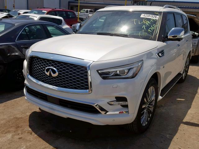 JN8AZ2NE5J9195945 - 2018 INFINITI QX80 BASE WHITE photo 2