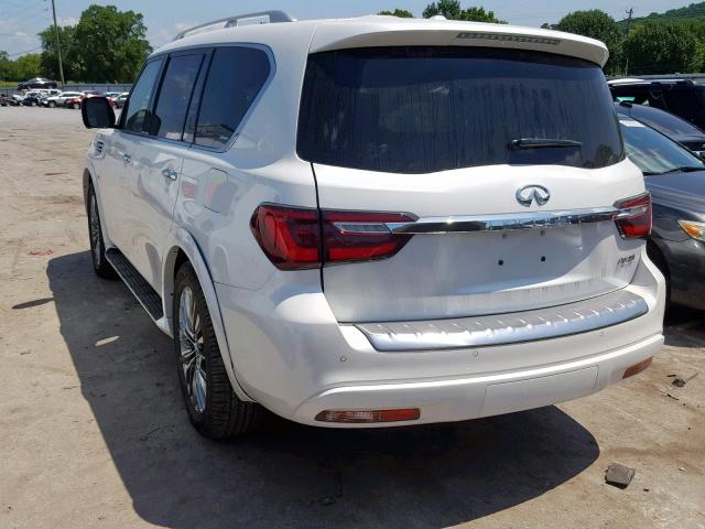 JN8AZ2NE5J9195945 - 2018 INFINITI QX80 BASE WHITE photo 3