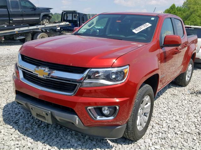 1GCGSCE32G1106824 - 2016 CHEVROLET COLORADO L RED photo 2