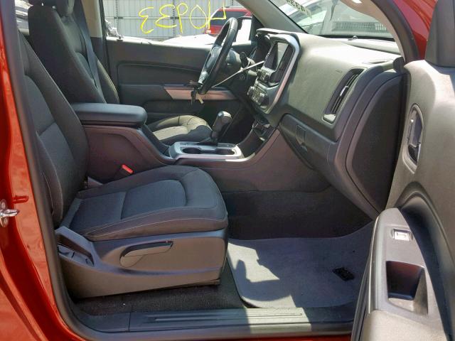 1GCGSCE32G1106824 - 2016 CHEVROLET COLORADO L RED photo 5