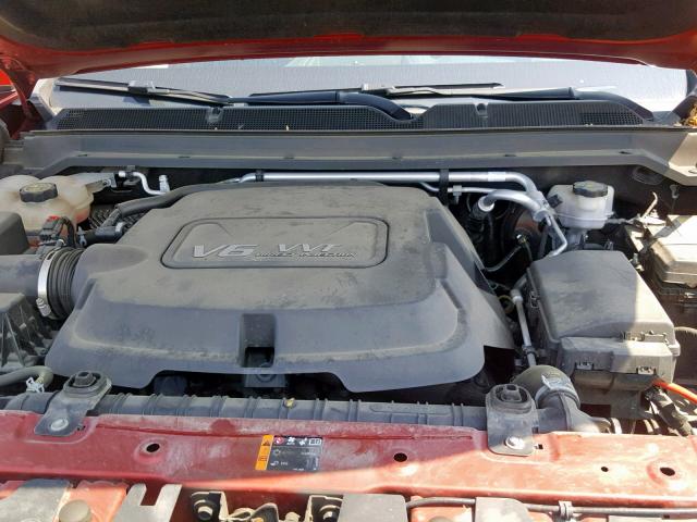 1GCGSCE32G1106824 - 2016 CHEVROLET COLORADO L RED photo 7