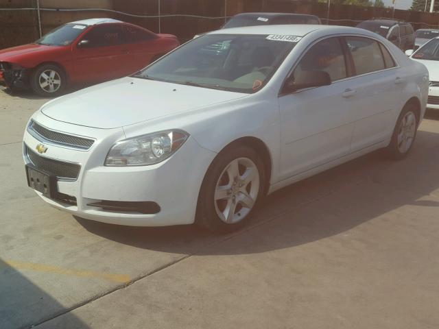 1G1ZA5E12BF111922 - 2011 CHEVROLET MALIBU LS თეთრი ფოტო 2