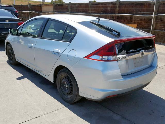 JHMZE2H58DS006531 - 2013 HONDA INSIGHT LX BLUE photo 3