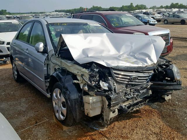 KNAFE121785530050 - 2008 KIA SPECTRA EX SILVER photo 1