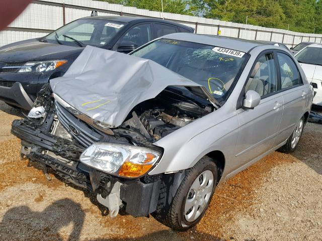 KNAFE121785530050 - 2008 KIA SPECTRA EX SILVER photo 2