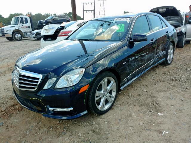 WDDHF5KB4CA649916 - 2012 MERCEDES-BENZ E 350 BLUE photo 2