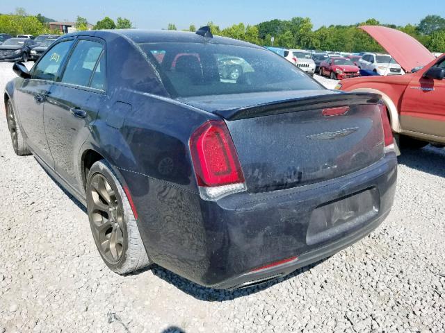 2C3CCABG0HH661396 - 2017 CHRYSLER 300 S BLUE photo 3