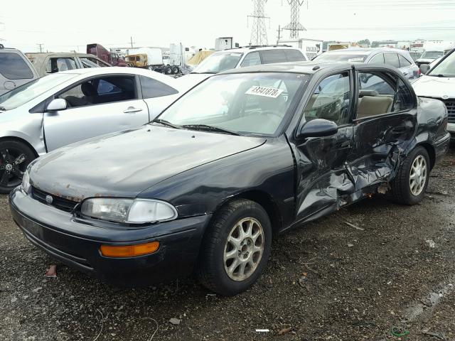 1Y1SK5284VZ458657 - 1997 GEO PRIZM LSI BLACK photo 2