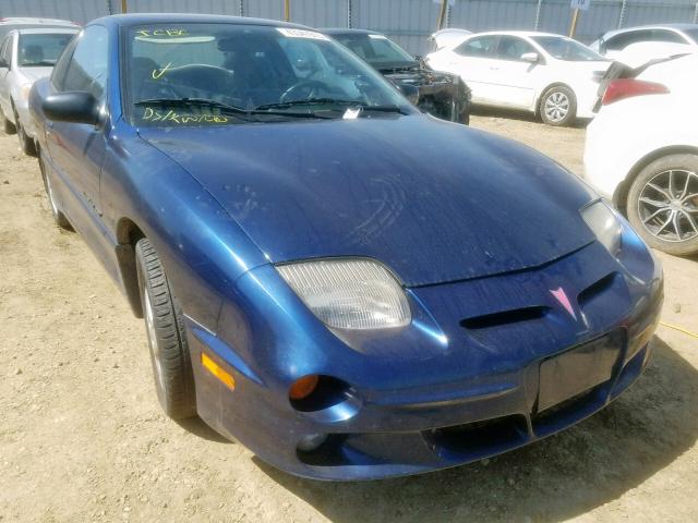 3G2JD12T81S102781 - 2001 PONTIAC SUNFIRE GT BLUE photo 1