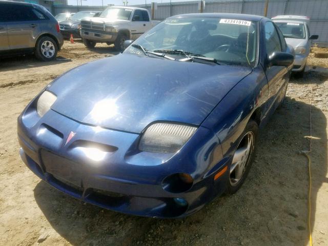 3G2JD12T81S102781 - 2001 PONTIAC SUNFIRE GT BLUE photo 2