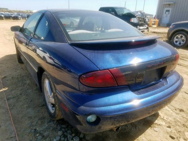 3G2JD12T81S102781 - 2001 PONTIAC SUNFIRE GT BLUE photo 3