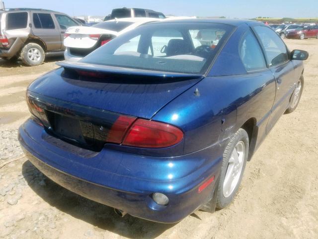 3G2JD12T81S102781 - 2001 PONTIAC SUNFIRE GT BLUE photo 4