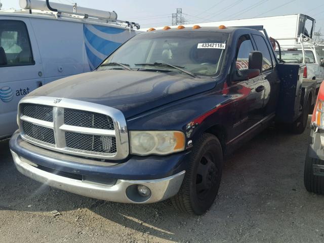 3D7MA48C83G733620 - 2003 DODGE RAM 3500 S BLUE photo 2