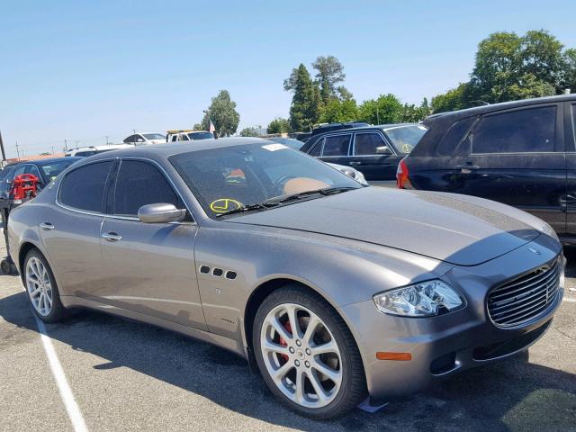 ZAMCE39A550017357 - 2005 MASERATI QUATTROPOR GRAY photo 1