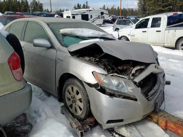 4T1BB46KX8U056031 - 2008 TOYOTA CAMRY HYBR SILVER photo 1