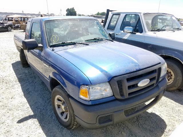 1FTYR44E87PA83376 - 2007 FORD RANGER SUP BLUE photo 1