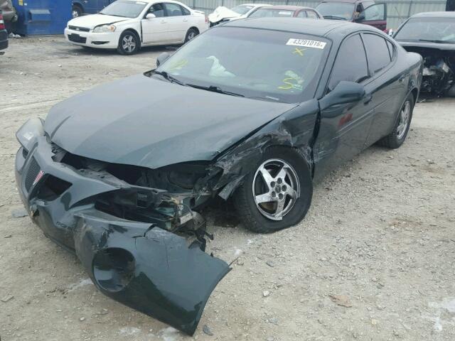 2G2WS522741142313 - 2004 PONTIAC GRAND PRIX GREEN photo 2