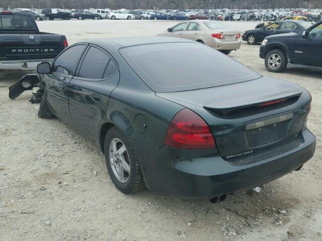 2G2WS522741142313 - 2004 PONTIAC GRAND PRIX GREEN photo 3