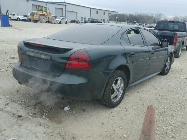 2G2WS522741142313 - 2004 PONTIAC GRAND PRIX GREEN photo 4