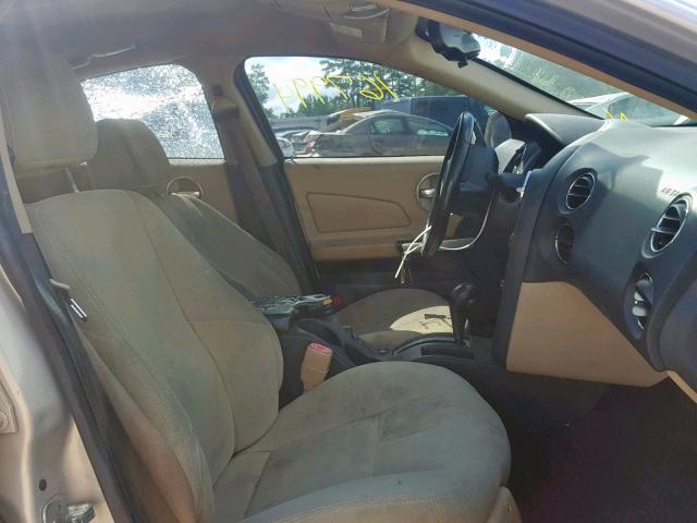 2G2WP552981132434 - 2008 PONTIAC GRAND PRIX TAN photo 5