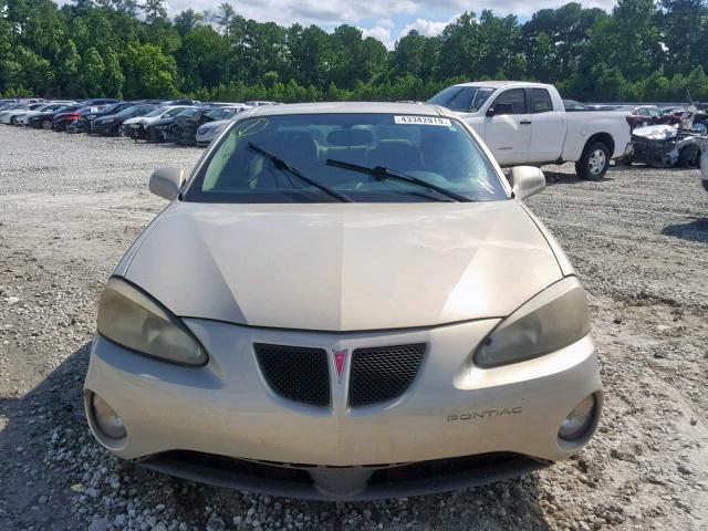 2G2WP552981132434 - 2008 PONTIAC GRAND PRIX TAN photo 9