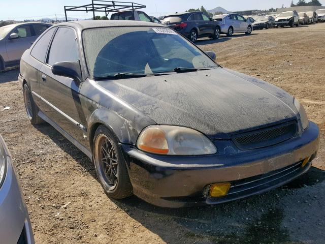 1HGEJ6125TL076050 - 1996 HONDA CIVIC DX BLACK photo 1