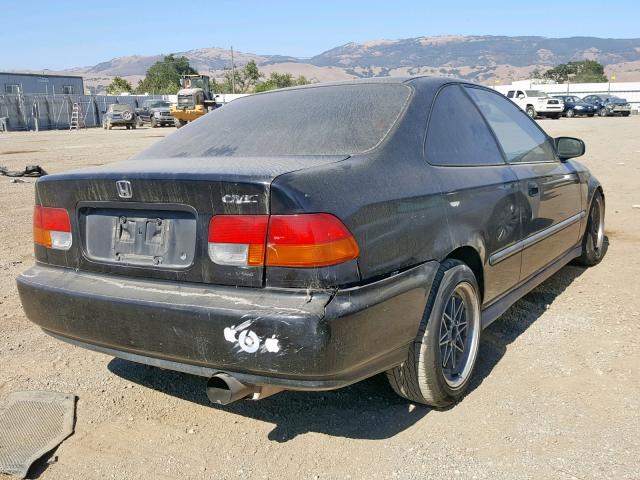 1HGEJ6125TL076050 - 1996 HONDA CIVIC DX BLACK photo 4