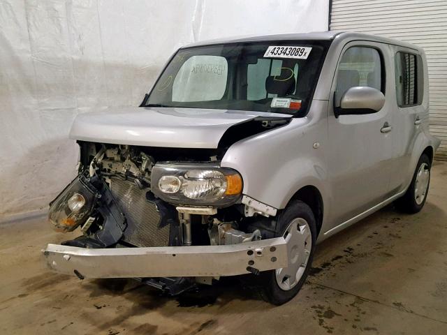 JN8AZ2KR9DT303370 - 2013 NISSAN CUBE S SILVER photo 2