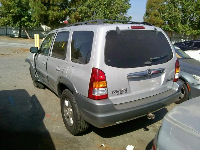 4F2YU09152KM40631 - 2002 MAZDA TRIBUTE LX SILVER photo 3