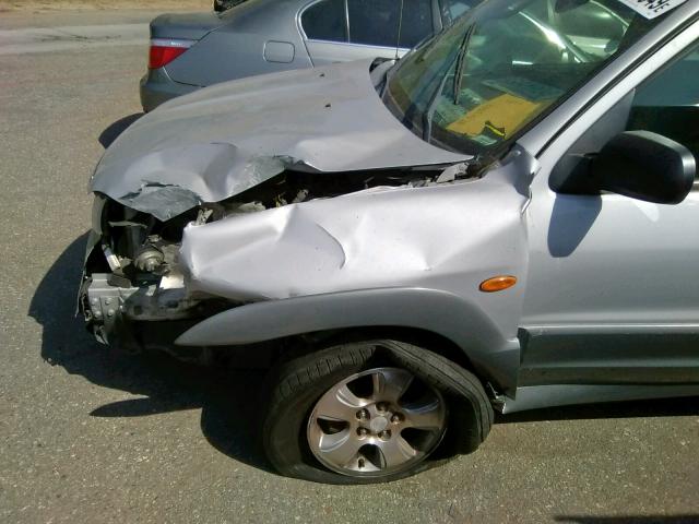 4F2YU09152KM40631 - 2002 MAZDA TRIBUTE LX SILVER photo 9