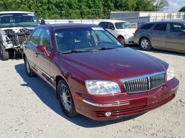 KMHFU45E44A346865 - 2004 HYUNDAI XG 350 MAROON photo 1