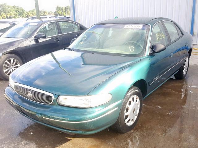 2G4WS52M5X1527253 - 1999 BUICK CENTURY CU GREEN photo 2