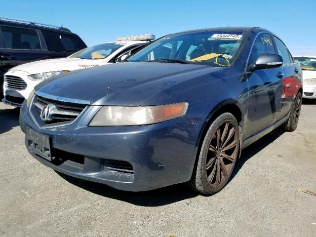 JH4CL96944C036291 - 2004 ACURA TSX BLUE photo 2