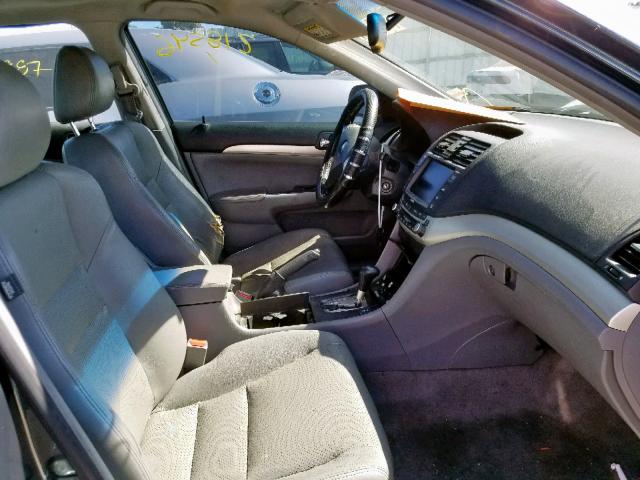 JH4CL96944C036291 - 2004 ACURA TSX BLUE photo 5