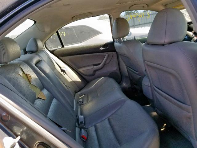 JH4CL96944C036291 - 2004 ACURA TSX BLUE photo 6