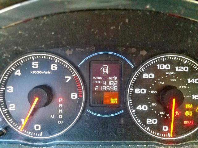 JH4CL96944C036291 - 2004 ACURA TSX BLUE photo 8