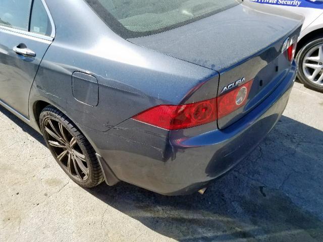 JH4CL96944C036291 - 2004 ACURA TSX BLUE photo 9